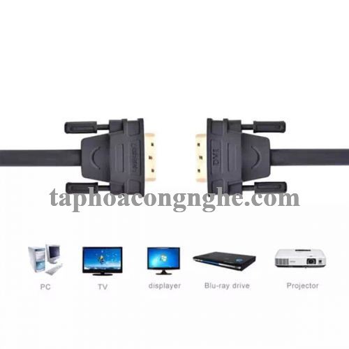 Ugreen 11603 15M màu Đen Cáp tín hiệu DVI 24 + 1 DV101 30011603